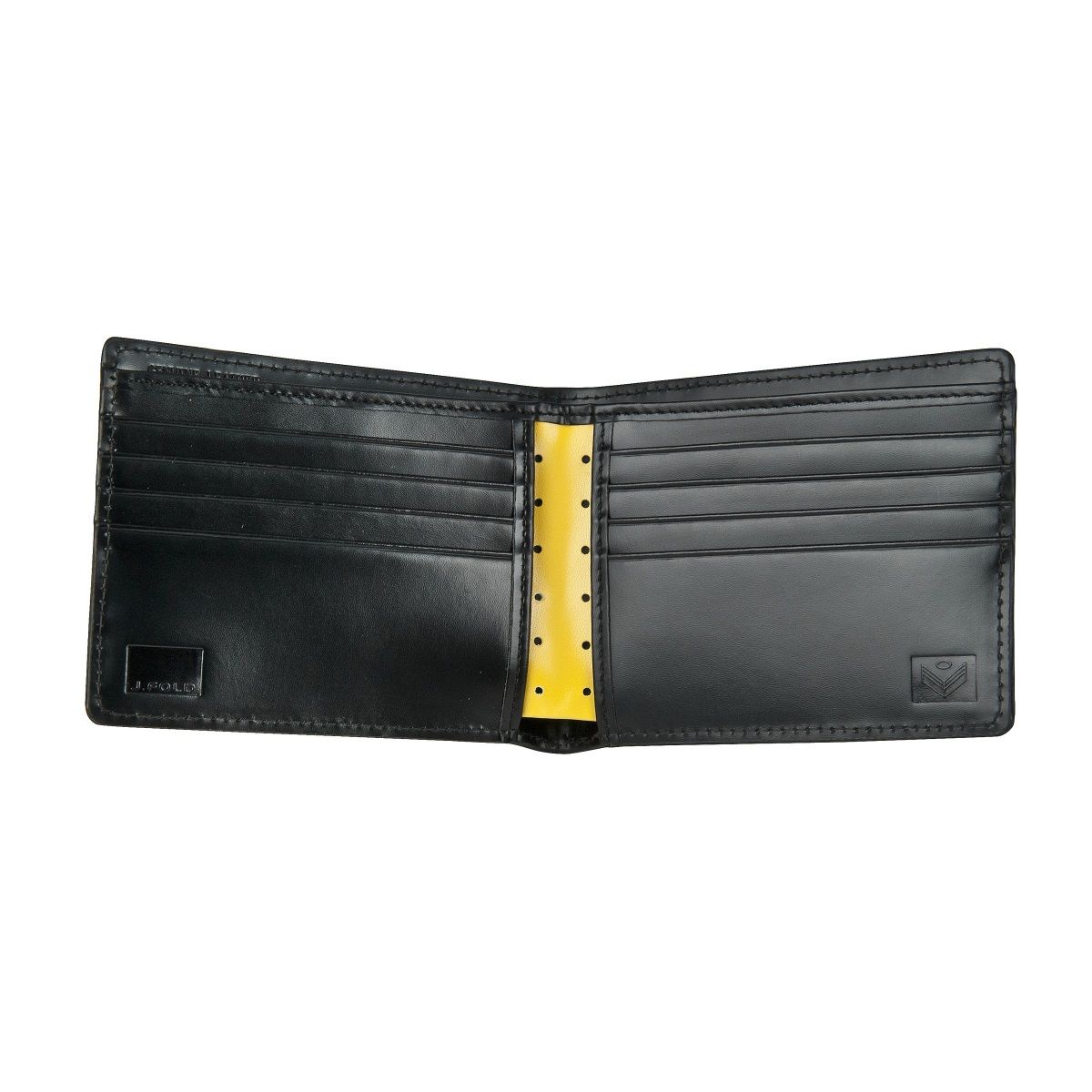 J.FOLD Loungemaster Leather Wallet  - Yellow